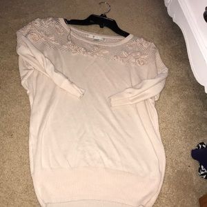 Lauren Conrad Dusty Rose Sweater